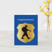 Carte U.S. Border Patrol Academy Graduation Card (Fleur jaune)