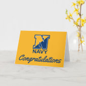 Carte U.S. Initiale N de marine de la marine | (Fleur jaune)