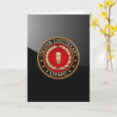 Carte U.S. Marines: second lieutenant (USMC 2ndLt) [3D] (Fleur jaune)