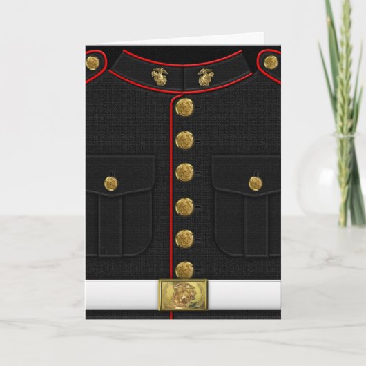 Carte U.S. Marines : Uniforme de robe d'usmc [3D] (Devant)