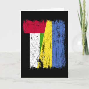Carte Uae Ukraine Drapeau Demi Emirati Héritage Ukrainie