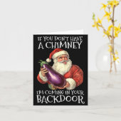 Carte Ual Innuendo Santa Rude Christmas (Fleur jaune)