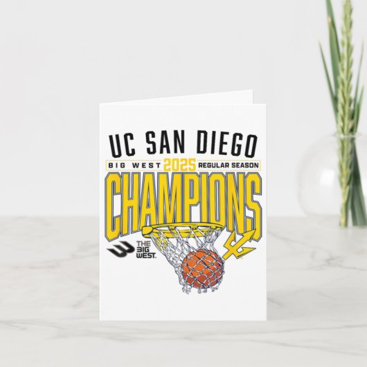 Carte Uc San Diego Tretons Saison Régulière 2025 Basketb (Devant)