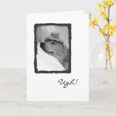 Carte Ugh ! (Fleur jaune)