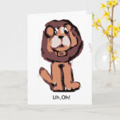 Carte Uh,Oh (Fleur jaune)