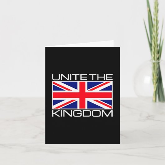 Carte Uk British Union Jack Flag Unite The Kingdom (Devant)