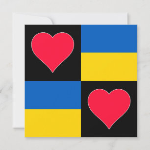 Carte Ukraine Drapeau Coeur mignon Patriotique Ukrainien