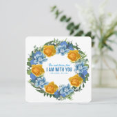 Carte Ukraine Ukrainienne Fleurs de couronne Foi Espoir (Debout devant)