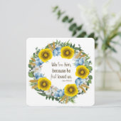 Carte Ukraine Ukrainienne Fleurs de couronne Foi Espoir (Debout devant)