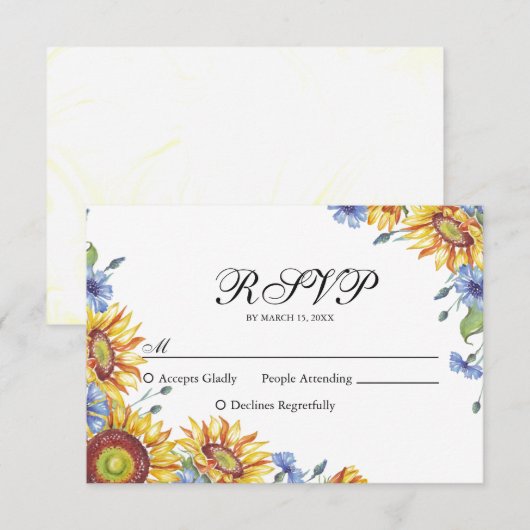 Carte Ukraine WatercolorvRSVP (Devant / Derrière)