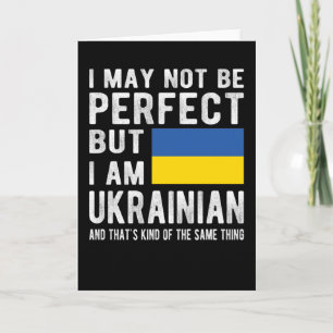 Carte Ukrainian Flag Ukraine Heritage Ukrainian Roots