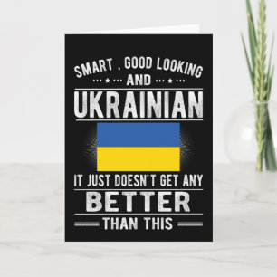 Carte Ukrainian Flag Ukraine Heritage Ukrainian Roots