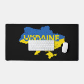 Carte ukrainienne. Drapeau ukrainien. Ukraine (Clavier et souris)