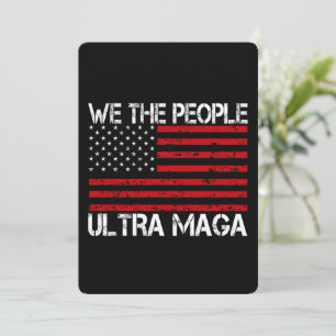 Carte Ultra Maga Pro Trump 2024 Drôle Républicain