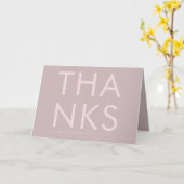 Carte Ultra Moderne Gras Blush Rose Simple Mothers Day (Fleur jaune)