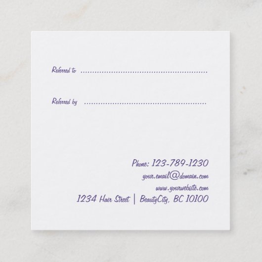 Carte ultra-violette de référence de salon de (Dos)