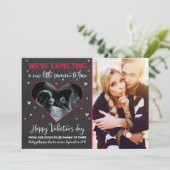 Carte Ultrasonic Faire-part de grossesse de Valent (Debout devant)