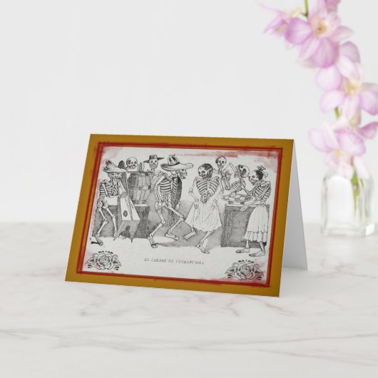 Carte Ultratumba d'en de jarabe d'EL - Dia De Los (Orchidée)