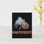 Carte Ultrygeist Halloween poulet fantôme (Fleur jaune)