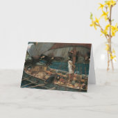 Carte Ulysse et les sirènes par John William Waterhouse (Fleur jaune)