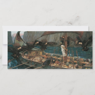 Carte Ulysse et les sirènes par John William Waterhouse