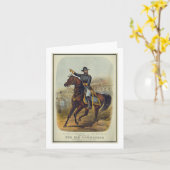 Carte Ulysses S. Grant Sur Le Cheval (Fleur jaune)