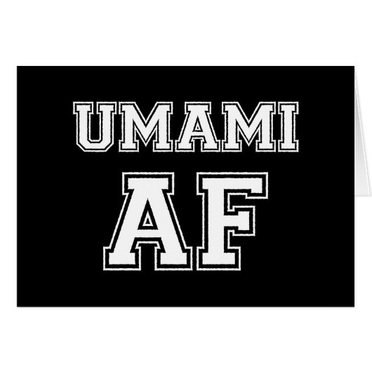 CARTE UMAMI AF (Devant horizontal)