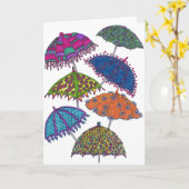 Carte Umbrella Note - Jardin 5 (Fleur jaune)