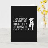 Carte Umbrella Raindrop Pluie Nuage Météo Rainy Cadeau (Fleur jaune)