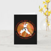 Carte Uming Je ne suis qu'une vieille dame Karate a été  (Fleur jaune)