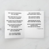 Carte Un accueil d'anniversaire à l'ère du virus Corona (Intérieur)