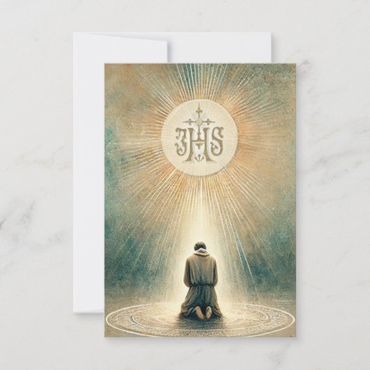 Carte Un acte de contrition Prière religieuse (Devant)