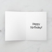 Carte Un Adorable Alpaca, Anniversaire (Intérieur)