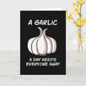 Carte Un Ail Un Jour Garlic Cuisiner (Fleur jaune)