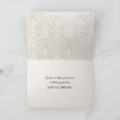 Carte Un album sur Damask pour un 15ème anniversaire (Intérieur)