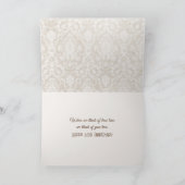 Carte Un album sur Damask pour un 65e anniversaire (Intérieur)