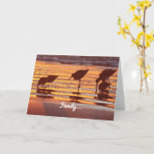 Carte Un ami aiment la famille (Fleur jaune)