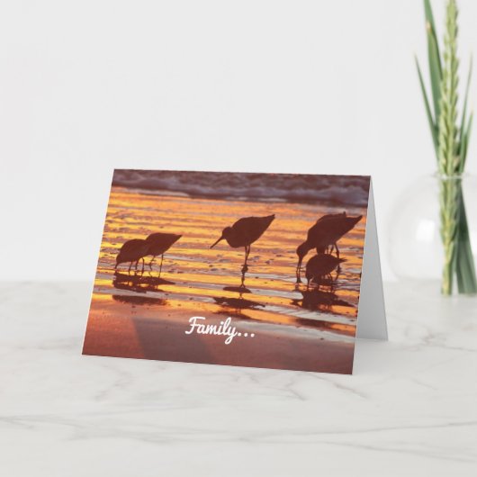 Carte Un ami aiment la famille (Devant)