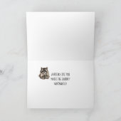 Carte Un ami comme vous Voyage Raton laveur Anniversaire (Intérieur)