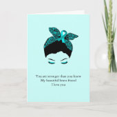 Carte Un ami lutte contre le cancer de l'ovaire (Devant)