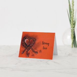 Carte Un amour fort