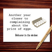 Carte Un an de plus Plainte Anniversaire