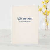 Carte Un An De Plus, Une Expérience De Plus | Joyeux Ann (Fleur jaune)