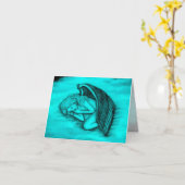 Carte Un ange endormi (Fleur jaune)