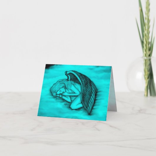 Carte Un ange endormi (Devant)