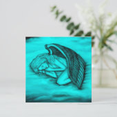 Carte Un ange endormi (Debout devant)