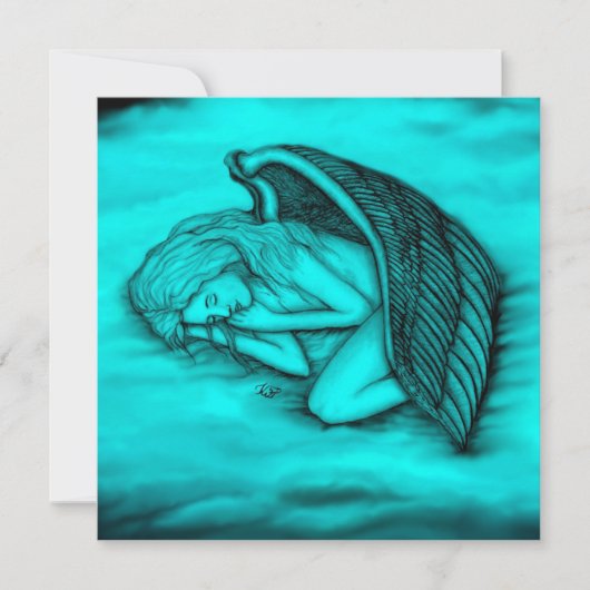 Carte Un ange endormi (Devant)