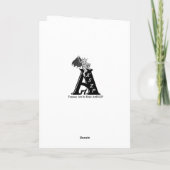 Carte Un ange endormi sur la pierre (Dos)