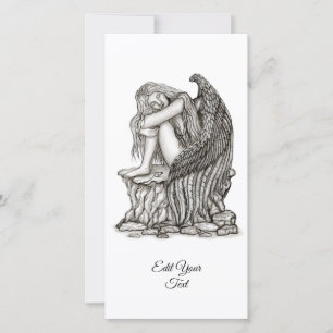 Carte Un ange endormi sur la pierre