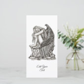 Carte Un ange endormi sur la pierre (Debout devant)